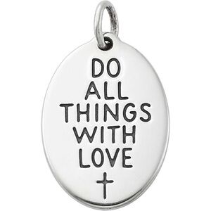 RETIRED ‘Do All Things With Love” Charm